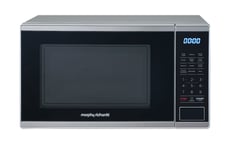 Morphy Richards 800W Standard Grill Microwave - Silver
