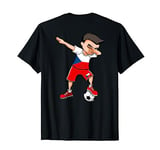 Dabbing Soccer Boy Czech Republic Jersey Czech Football Fans T-Shirt