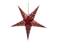 EUROPALMS Star Lantern, Paper, red, 75 cm, Europalms Julstjärna fönster, papper, röd, 75 cm