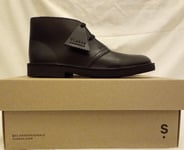 Clarks Originals Desert Junior's Black Boot - UK Size 5.5 - Fit G School Shoes