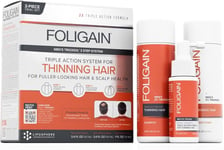 Foligain Triple Action Hair Loss System for Men with 10% Trioxidil