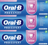 3 x Oral-B Pro Expert Sensitive & Gentle Whitening Toothpaste Stannous Fluoride