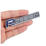 Volvo R Design Blå Silver Grill Emblem Bagageutrymme Emblem Xc60 V70 S60 V40 V60 C30 V50