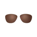 Walleva Brown Polarized Replacement Lenses For Oakley Moonlighter Sunglasses