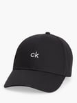 Calvin Klein Organic Cotton CK Logo Baseball Cap, Black