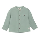 EnFant GOTS Kortärmad Muslinskjorta Jadeite | Grön | 86 cm