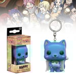 Fairy Tail Nyckelring Anime Figurine Samlarobjekt Tecknad väska Nyckelring Hänge väska Ornament Present