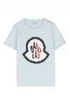 Pixel Bell Logo T-shirt Blue KIDS