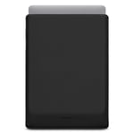 Woolnut Konstläder Sleeve för MacBook / Laptop (325 x 230mm) - Svart