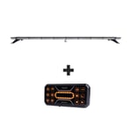 Blixtljusramp Strands Monitum - 12/24V / 115W / 1391 mm, Blixtljusramp + Fjärrkontroll