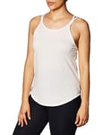 Nike W Nk Yoga Strappy Tank Top - Barely Rose/Heather/(Plum Chalk), X-Small
