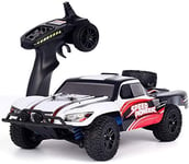 MIEMIE 1:18 RC Car 4WD Buggy Waterproof Monster Truck 2.4 GHz 40km/h Fast Double Motor Fully Proportional 4WD Remote Controlled Buggy Racing Car Crawlers Chariot Boy Girls Birthday Toy For Kids Gift