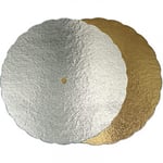 Lyckas med mat Tårtbricka för tårtställning Silver/Guld Ø 28 cm