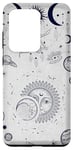 Coque pour Galaxy S20 Ultra Celestial Moon & Sun Aesthetic Planets Vintage Astrology