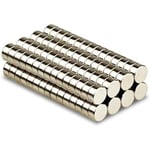 25-pack 8 x 3 mm N52 Neodymium Disc Magnets - Kylskåpsmagneter Bulle