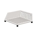 Denby - Natural Canvas White Cast Iron Trivet Stand For Kitchen Worktop, Hot Pans - Heatproof - Oven Dishwasher Safe - 24.5cm