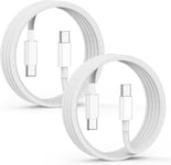 iPhone 15 Charger Cable 2M 2Pack, 60W USB C to USB C Fast Charging Cable, Type 