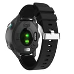 Garmin VivoActive 3/VivoMove HR/Forerunner 645 etc. Klockarmband i silikon - Svart