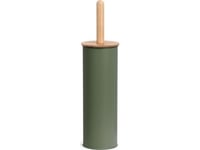 Zeller Wc-Borste, Metall/ Bambu, Salviagrön, 10X38,4 Cm