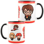Harry Potter Tasse - 3 amis Gryffondor Tasse à café en céramique Blanc Rouge 320 ml