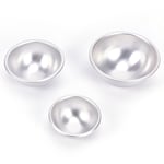 3d Aluminum Sphere Bath Bomb Cake Pan Tin Baking Pastry Ball Mou 4.5 Cm