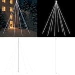 Julgransbelysning inomhus/utomhus 1300 LEDs kallvit 8 m - LED-slinga - LED-slingor - Home & Living