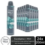 Dove Men+Care Advanced AntiPerspirant Deodorant Spray Eucalyptus + Mint,24x200ml