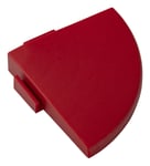 PELA Hörnlist till garagegolv 38x38 cm, röd, 2-pack