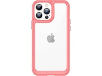 Hurtel Outer Space-Fodral För Iphone 12 Pro Max Styvt Fodral Med Gelram Röd