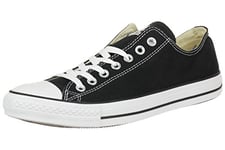 Converse All Star Ox Canvas Black Trainers-UK 8.5