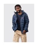 Fjallraven Expedition Pack Down Mens Hooded Jacket - Navy Polyamide - Size X-Large