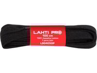 Lahti Pro Flat Lacing 100 % Cotton Black L904050p, 10Par, 100Cm, Lahti
