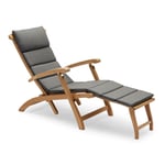 Fritz Hansen - Deck Chair Cushion Outdoor Textile/Charcoal - Dynor & kuddar