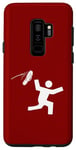 Coque pour Galaxy S9+ Figure running from Flip Flop Chancla Survivor