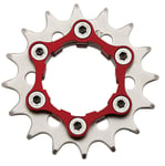 Origin-8 Ultim8 Single Speed Cassette Cog w/ 6B Disc Mount 16tx3/32 Bk/rd