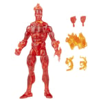 Marvel Hasbro Legends Series Retro Fantastic Four The Human Torch 6-inch Action 