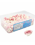 600 stk Sweetshop Strawberry Dreams - Boks med Vingummi Jordbærgodteri 1,02 kg