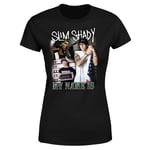 Eminem My Name Is Slim Shady Women's T-Shirt - Black - L