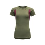 Devold hiking W t-shirt (dame) - lichen/beetrooth  - XS - Naturkompaniet