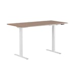 Höj-& Sänkbart skrivbord Lotus 2 motorer Vit/Val 1200x800mm