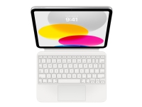 Apple Magic Keyboard Folio - Tangentbord och foliefodral - med pekdyna - Apple Smart connector - QWERTY - ryska - för iPad Wi-Fi (10:e generation)