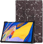 HoYiXi Case for Lenovo Tab M10 HD (2nd Gen) 10.1-inch 2020 Tablet PU Leather Ultra Slim Case Tri-fold Protective Cover for 10.1-inch Lenovo Tab M10 HD (2nd Gen) TB-X306X/TB-X306F- constellation