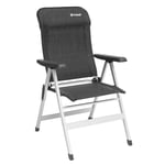 Outwell Folding Chair Camping Beach Fishing Ontario Black & Grey vidaXL