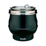 Dualit70012 Electric Wet Heat Soup Kettle Black DSKH 11 Ltr - 340 mm (W) x 340 mm (D) x 380 mm (H)