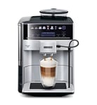 Siemens TE653M11GB EQ6 plus S300, Bean to Cup Fully Automatic Espresso Coffee Machine with milk system, 10 coffee varieties, 2 user profiles AMAZON EXCLUSIVE - Titanium