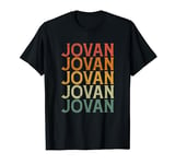 Retro Custom First Name Jovan T-Shirt