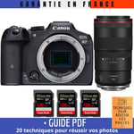 Canon EOS R7 + RF 100mm F2.8 L Macro IS USM + 3 SanDisk 128GB Extreme PRO UHS-II SDXC 300 MB/s + Guide PDF ""20 techniques pour r?ussir vos photos