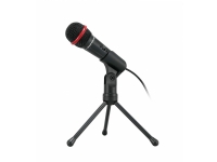 C-TECH MIC-01, Bordsmikrofon, 50 - 16000 hz, Kardioid, Kabel, 3,5 mm (1/8 tum), Svart