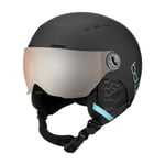 Bollé Quiz Visor Jr Ski/Snow Black-Blue Matte Helmet Size XS 49-52 cm