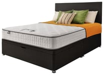 Silentnight Memory Double Half Ottoman Bed - Charcoal